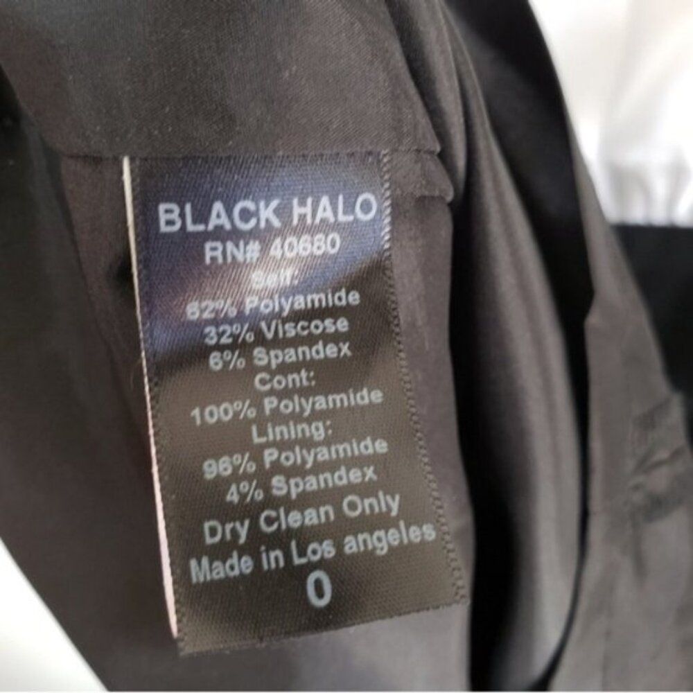 Black Halo White and Black Mini Dress - Picture 7 of 10